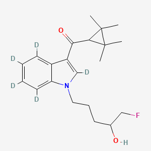 (1-(5-Fluoro-4-hydroxypentyl)-1H-indol-3-yl)(2,2,3,3-tetramethylcyclopropyl)methanone-2,4,5,6,7-d5