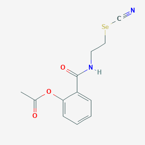 [2-(2-selenocyanatoethylcarbamoyl)phenyl] acetate