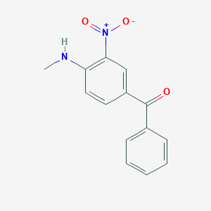 molecular formula C14H12N2O3 B107647 4-(甲基氨基)-3-硝基苯基苯基酮 CAS No. 66353-71-7