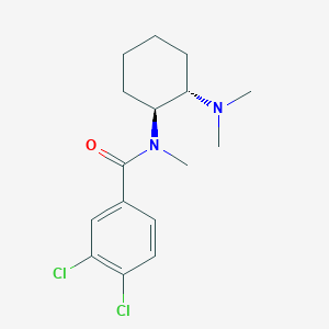 3,4-dichloro-N-[(1S,2S)-2-(dimethylamino)cyclohexyl]-N-methylbenzamide