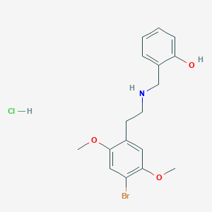 2-[[2-(4-bromo-2,5-dimethoxyphenyl)ethylamino]methyl]phenol;hydrochloride