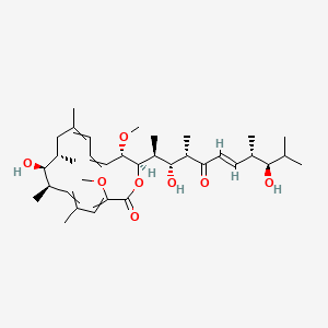 (7R,8S,9S,15S,16R)-16-[(E,2S,3R,4S,8S,9R)-3,9-dihydroxy-4,8,10-trimethyl-5-oxoundec-6-en-2-yl]-8-hydroxy-3,15-dimethoxy-5,7,9,11-tetramethyl-1-oxacyclohexadeca-3,5,11,13-tetraen-2-one