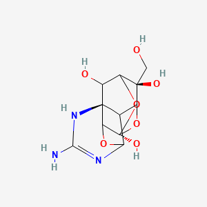 (2S,5R,12S)-7-amino-2-(hydroxymethyl)-10,13,15-trioxa-6,8-diazapentacyclo[7.4.1.13,12.05,11.05,14]pentadec-7-ene-2,4,12-triol