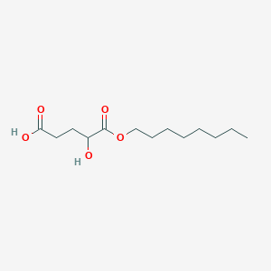 4-hydroxy-5-octoxy-5-oxopentanoic acid