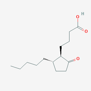 4-((1R,5S)-2-oxo-5-pentylcyclopentyl)butanoicacid