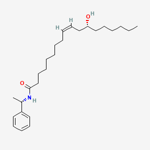 (Z,12R)-12-hydroxy-N-[(1S)-1-phenylethyl]octadec-9-enamide