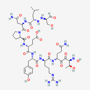 molecular formula C47H74N14O17 B10765171 PKCalpha (C2-4) Inhibitor Peptide 