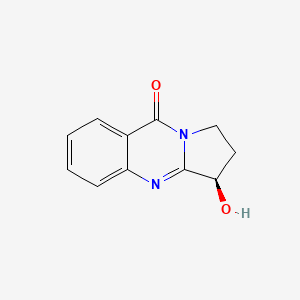 (3R)-3-hydroxy-2,3-dihydro-1H-pyrrolo[2,1-b]quinazolin-9-one