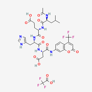 Ac-leu-glu-his-asp-afc trifluoroacetate salt