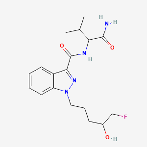 N-(1-amino-3-methyl-1-oxobutan-2-yl)-1-(5-fluoro-4-hydroxypentyl)-1H-indazole-3-carboxamide