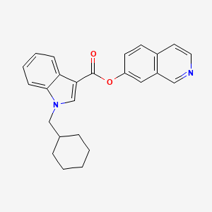 molecular formula C25H24N2O2 B10766161 BB-22 7-hydroxyisoquinoline isomer 