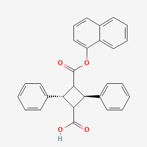 (1s,2s,3s,4s)-3-{[(Naphthalen-1-Yl)oxy]carbonyl}-2,4-Diphenylcyclobutane-1-Carboxylic Acid