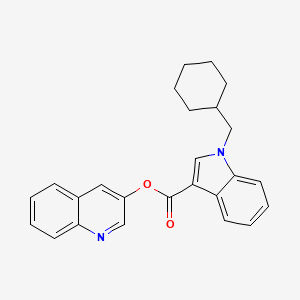 Quinolin-3-yl1-(cyclohexylmethyl)-1H-indole-3-carboxylate