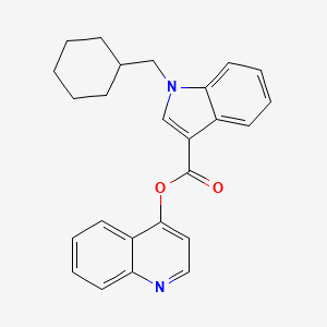 quinolin-4-yl1-(cyclohexylmethyl)-1H-indole-3-carboxylate