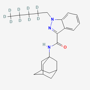 1-pentyl-N-tricyclo[3.3.1.13,7]dec-1-yl-1H-indazole-3-2,2,3,3,4,4,5,5,5-d9-carboxamide