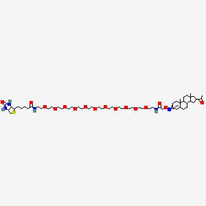 Progesterone 3-PEG11-biotin