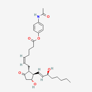 (4-acetamidophenyl) (Z)-7-[(1R,2R,3R)-3-hydroxy-2-[(E,3S)-3-hydroxyoct-1-enyl]-5-oxocyclopentyl]hept-5-enoate