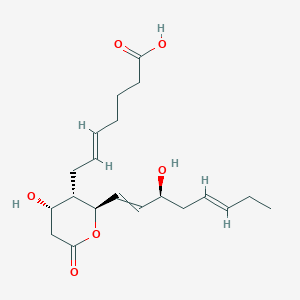 (E)-7-[(2R,3S,4S)-4-hydroxy-2-[(3S,5E)-3-hydroxyocta-1,5-dienyl]-6-oxooxan-3-yl]hept-5-enoic acid