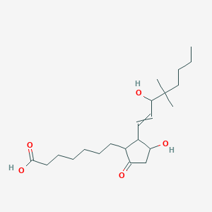 7-[3-Hydroxy-2-(3-hydroxy-4,4-dimethyloct-1-enyl)-5-oxocyclopentyl]heptanoic acid