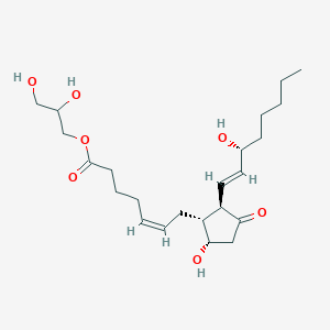 2,3-dihydroxypropyl (5Z)-7-[(1R,2R,5S)-5-hydroxy-2-[(1E,3R)-3-hydroxyoct-1-en-1-yl]-3-oxocyclopentyl]hept-5-enoate