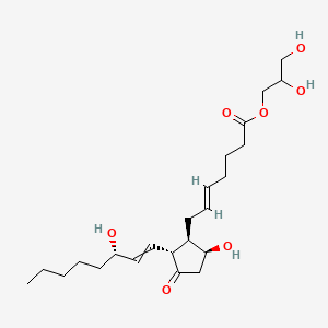 2,3-dihydroxypropyl (E)-7-[(1R,2R,5S)-5-hydroxy-2-[(3S)-3-hydroxyoct-1-enyl]-3-oxocyclopentyl]hept-5-enoate