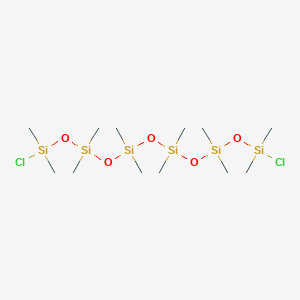 B107682 1,11-Dichloro-1,1,3,3,5,5,7,7,9,9,11,11-dodecamethylhexasiloxane CAS No. 16106-81-3
