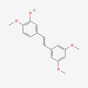 5-[2-(3,5-Dimethoxyphenyl)ethenyl]-2-methoxyphenol