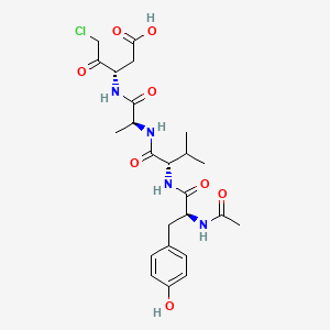 molecular formula C24H33ClN4O8 B10768236 Ac-YVAD-CMK 