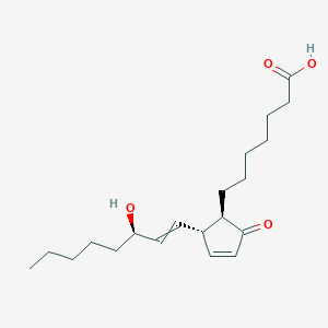 7-[(1R,2S)-2-[(3R)-3-hydroxyoct-1-enyl]-5-oxocyclopent-3-en-1-yl]heptanoic acid