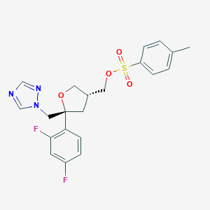 B107683 ((3R,5R)-5-((1H-1,2,4-Triazol-1-yl)methyl)-5-(2,4-difluorophenyl)tetrahydrofuran-3-yl)methyl 4-methylbenzenesulfonate CAS No. 159811-30-0