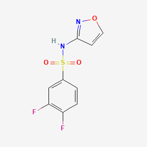 3,4-difluoro-N-(1,2-oxazol-3-yl)benzenesulfonamide