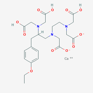 Calcium;2-[[2-[bis(carboxymethyl)amino]-3-(4-ethoxyphenyl)propyl]-[2-[carboxylatomethyl(carboxymethyl)amino]ethyl]amino]acetate