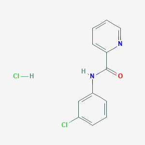 N-(3-chlorophenyl)pyridine-2-carboxamide;hydrochloride