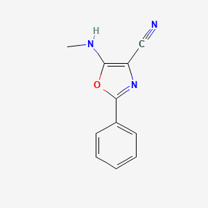 5-(Methylamino)-2-phenyl-1,3-oxazole-4-carbonitrile