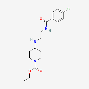 4-[2-(4-Chloro-benzoylamino)-ethylamino]-piperidine-1-carboxylic acid ethyl ester