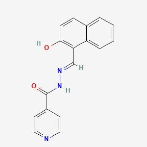 N'-[(2-hydroxynaphthalen-1-yl)methylidene]pyridine-4-carbohydrazide