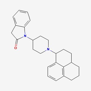 1-[1-(2,3,3a,4,5,6-hexahydro-1H-phenalen-1-yl)piperidin-4-yl]-3H-indol-2-one