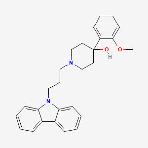 1-(3-(9H-Carbazol-9-yl)propyl)-4-(2-methoxyphenyl)piperidin-4-ol