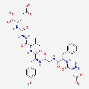 molecular formula C37H49N7O13 B10771114 Dfgyvae 