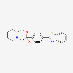 3-[4-(1,3-Benzothiazol-2-yl)phenyl]-octahydropyrido[2,1-c]morpholin-3-ol