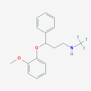 molecular formula C17H21NO2 B10771164 [3H]Nisoxetine CAS No. 2649530-08-3