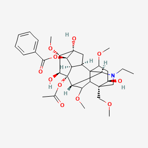 molecular formula C34H47NO11 B10771195 Aconitine crystalline CAS No. 1217495-65-2