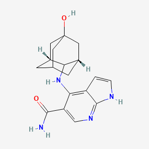 molecular formula C18H22N4O2 B10771329 Peficitinib CAS No. 944134-74-1