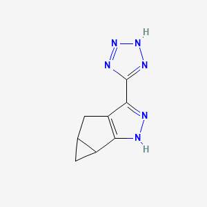 rac-(2R,4R)-7-(1H-1,2,3,4-tetrazol-5-yl)-8,9-diazatricyclo[4.3.0.0,2,4]nona-1(6),7-diene, cis