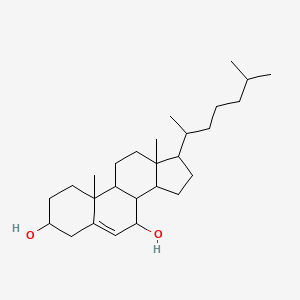 molecular formula C27H46O2 B10771378 7beta-Hydroxycholes-terol 