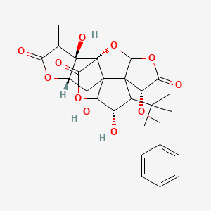 molecular formula C27H30O11 B10771488 10-OBn-epi-ginkgolide C 