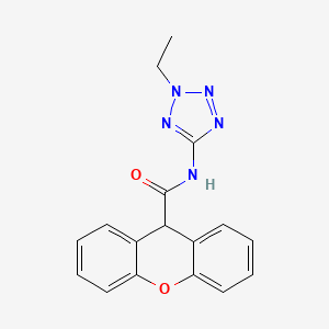 N-(2-ethyltetrazol-5-yl)-9H-xanthene-9-carboxamide