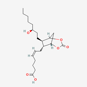 (Z)-7-[(1R,5S,6R,7R)-7-[(3S)-3-hydroxyoctyl]-3-oxo-2,4-dioxabicyclo[3.2.1]octan-6-yl]hept-5-enoic acid