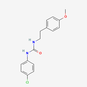 molecular formula C16H17ClN2O2 B10771523 3-(4-Chlorophenyl)-1-[2-(4-methoxyphenyl)ethyl]urea 