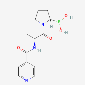 molecular formula C13H18BN3O4 B10771627 Py(D)AlaboroPro 